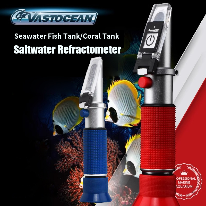 Marine Aquarium Hydrometer - Vastocean Saltwater Refractometer, Optical hydrometer, Salinity