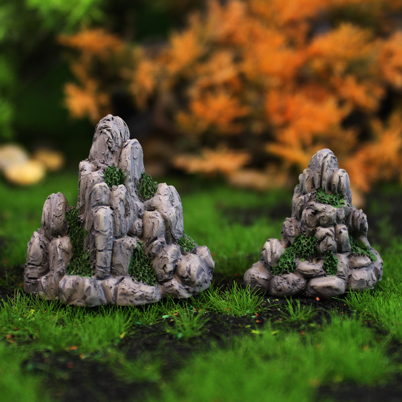 Aquarium Marine Stone - Mini Mountain Miniature Fake Stone Artificial