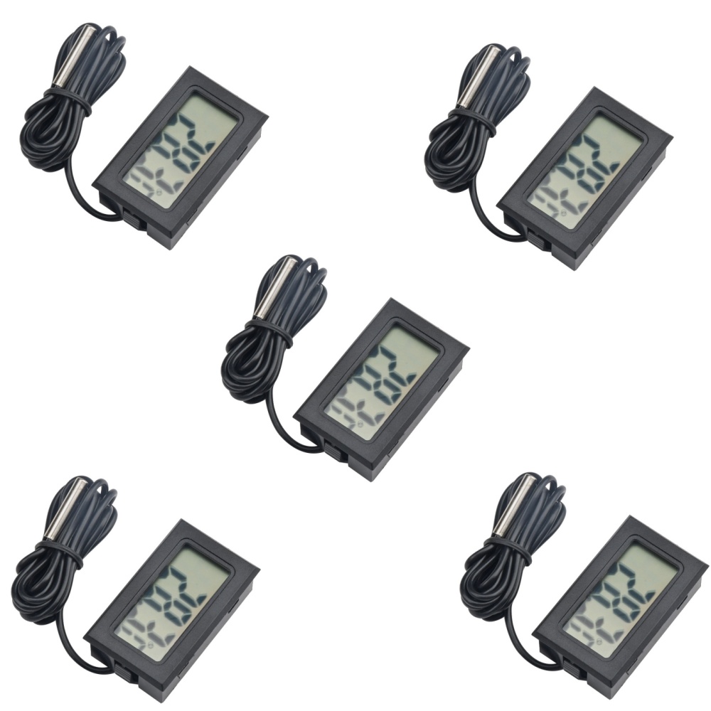 Marine Aquarium Water Analyzer - Mini LCD Digital Thermometer FY-10 Embedded