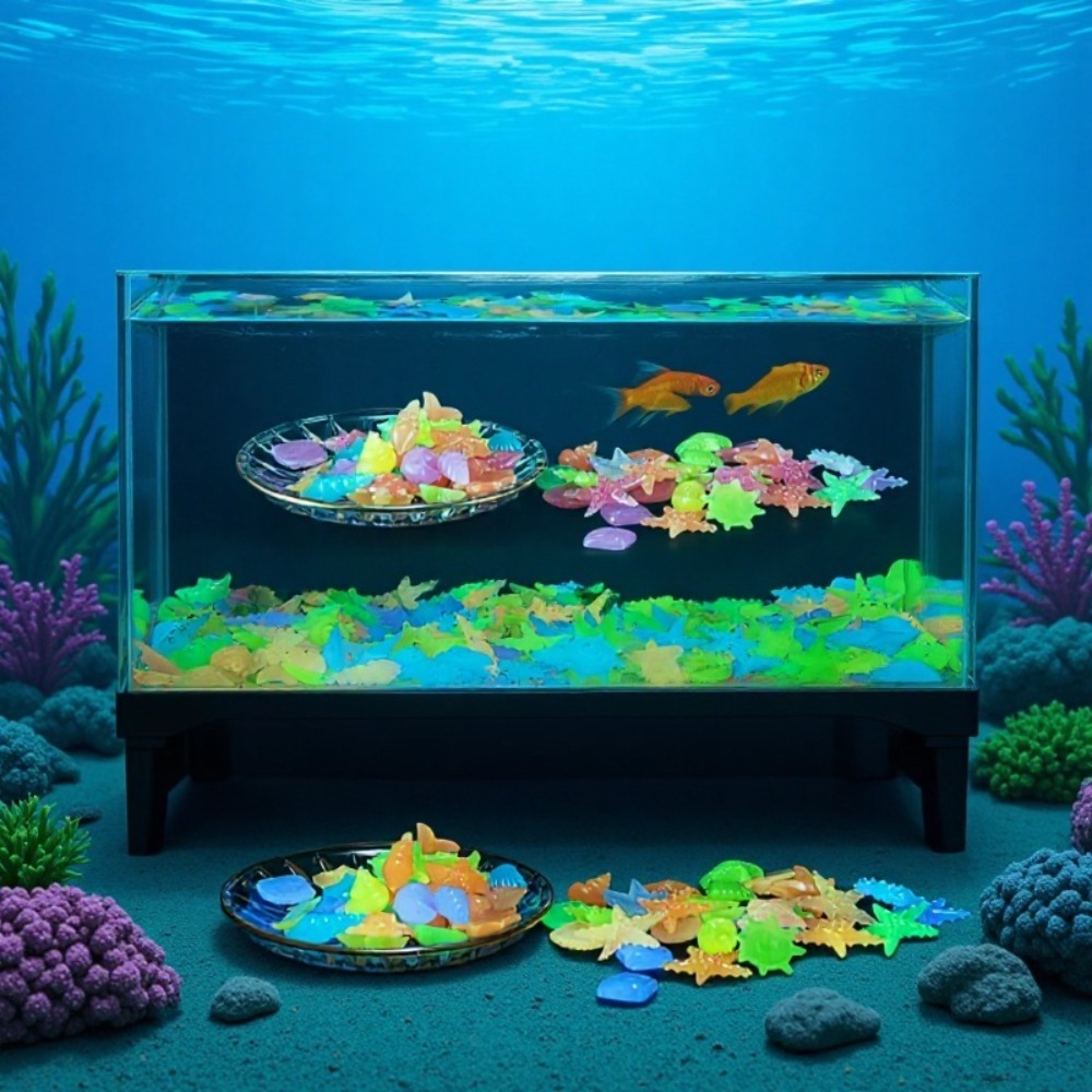 Aquarium Marine Stone - Glowing Luminous Ocean Stones Fluorescent Conch