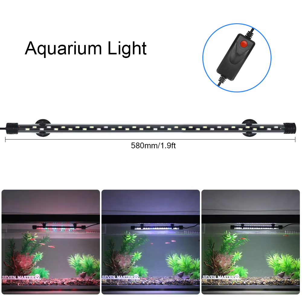 Marine Aquarium Lamp - 58CM Aquarium Light LED Plant Grow