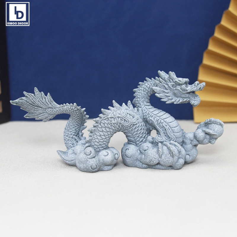 Aquarium Marine Stone - Artificial Stone Elephant Lion Dragon Figurines