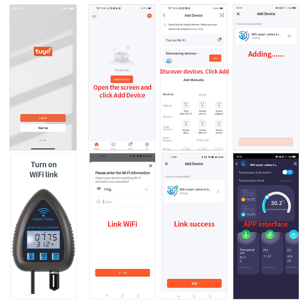 Tuya WiFi 5 in 1 Water Quality - Marine Aquarium Water Analyzer review and price