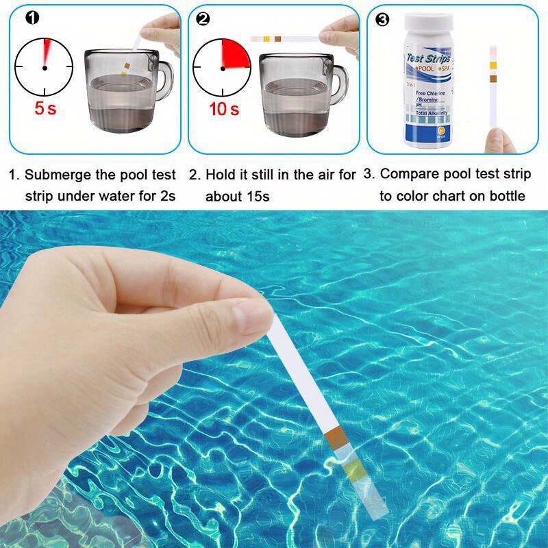 Chlorine PH Test Strips SPA Sw - Marine Aquarium Water Analyzer review and price