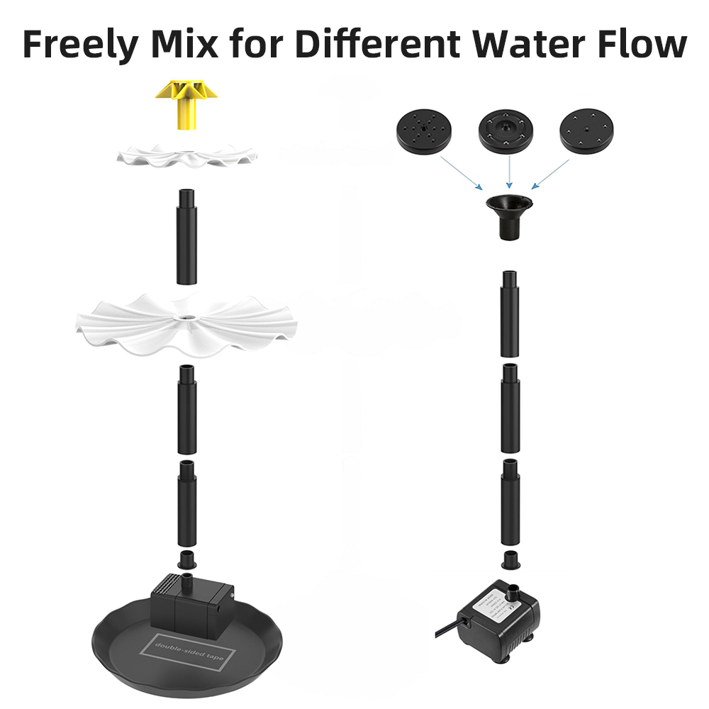 Solar Fountain Pump for Bird B - Marine Aquarium Lamp review and price