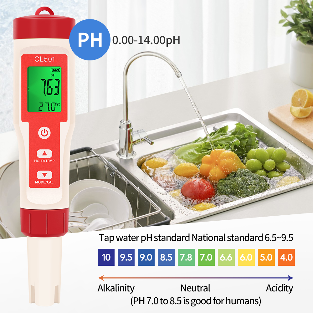 PH/CL2/H2/ORP/Temperature Mete - Marine Aquarium Water Analyzer review and price
