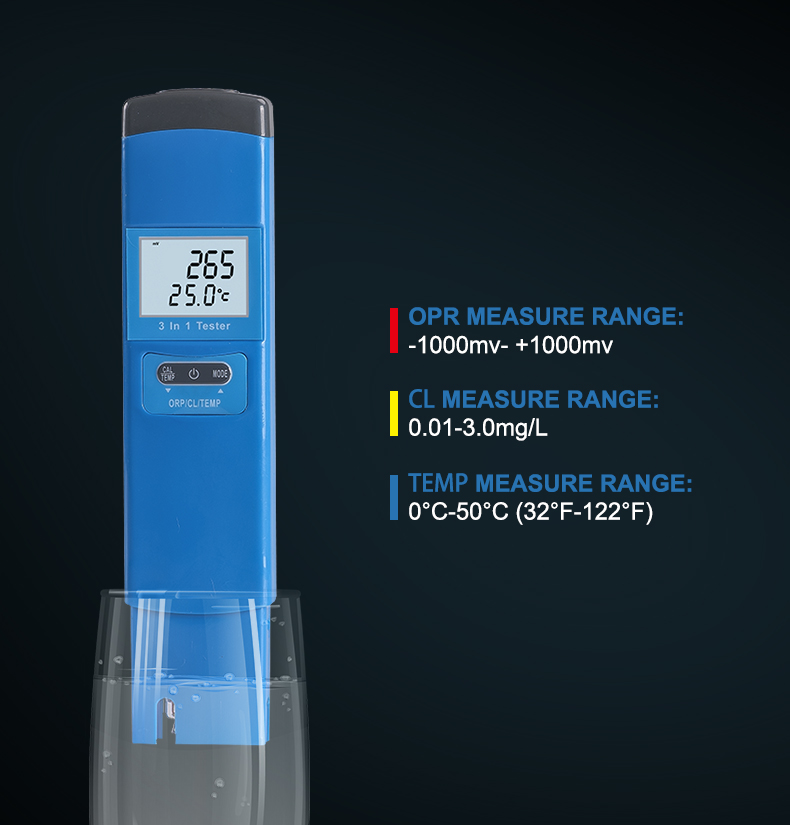 ORP/H2 Meter 3 in 1 Digital Wa - Marine Aquarium Water Analyzer review and price