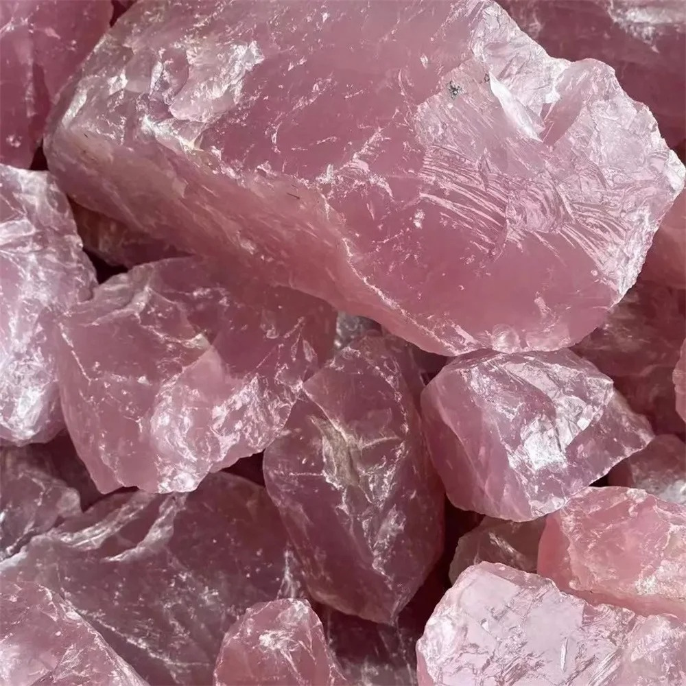 Pure Natural Pink Rose Quartz  - Aquarium Marine Stone review and price