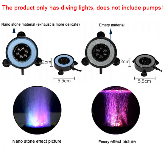 LED Aquarium Air Bubble Light  - Marine Aquarium Lamp review and price