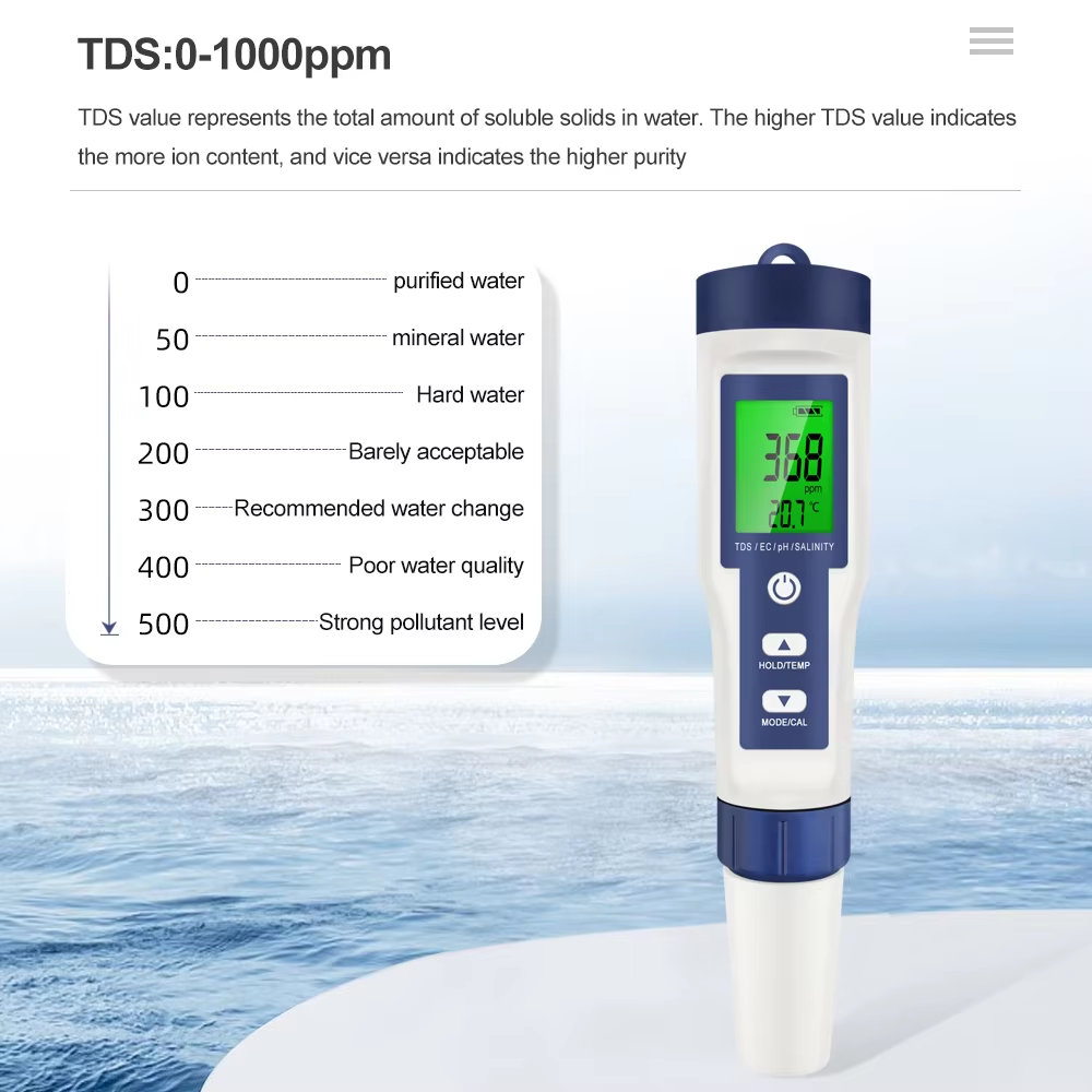 5 In 1 Digital Water Quality T - Marine Aquarium Water Analyzer review and price