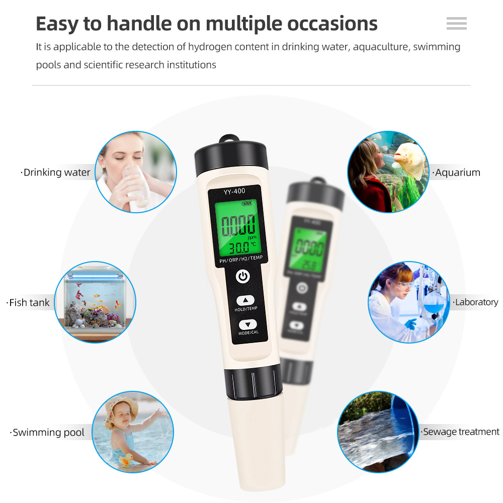 4/3/2 in 1 Optional PH ORP H2  - Marine Aquarium Water Analyzer review and price