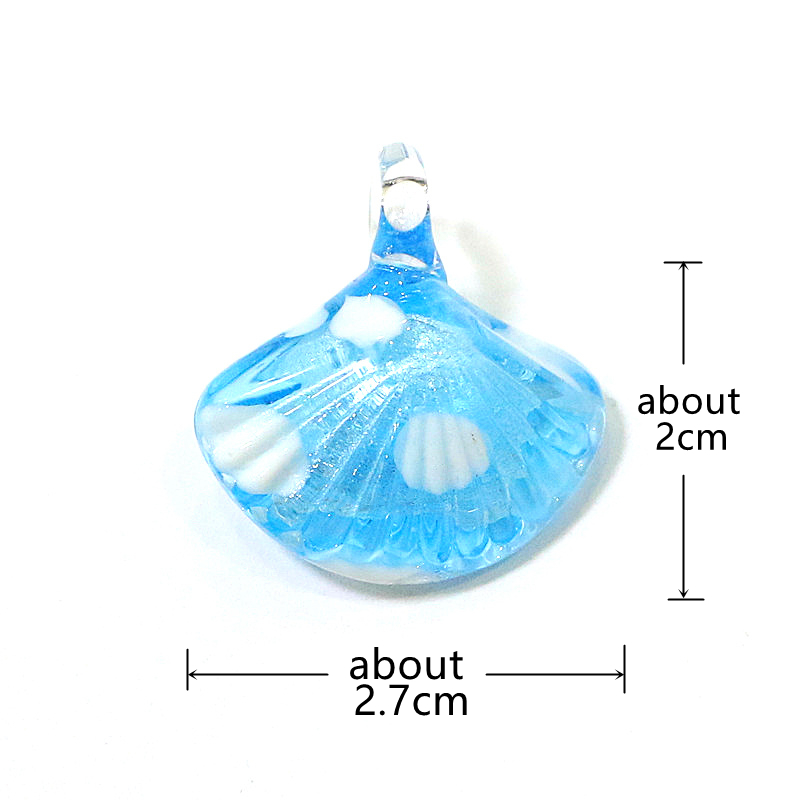 Colorful Mini Sea Shell Charm  - Aquarium Marine Color review and price
