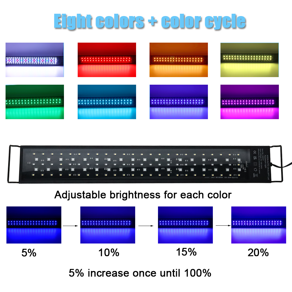 30-60cm Fish Tank 24/7 Full Sp - Marine Aquarium Lamp review and price