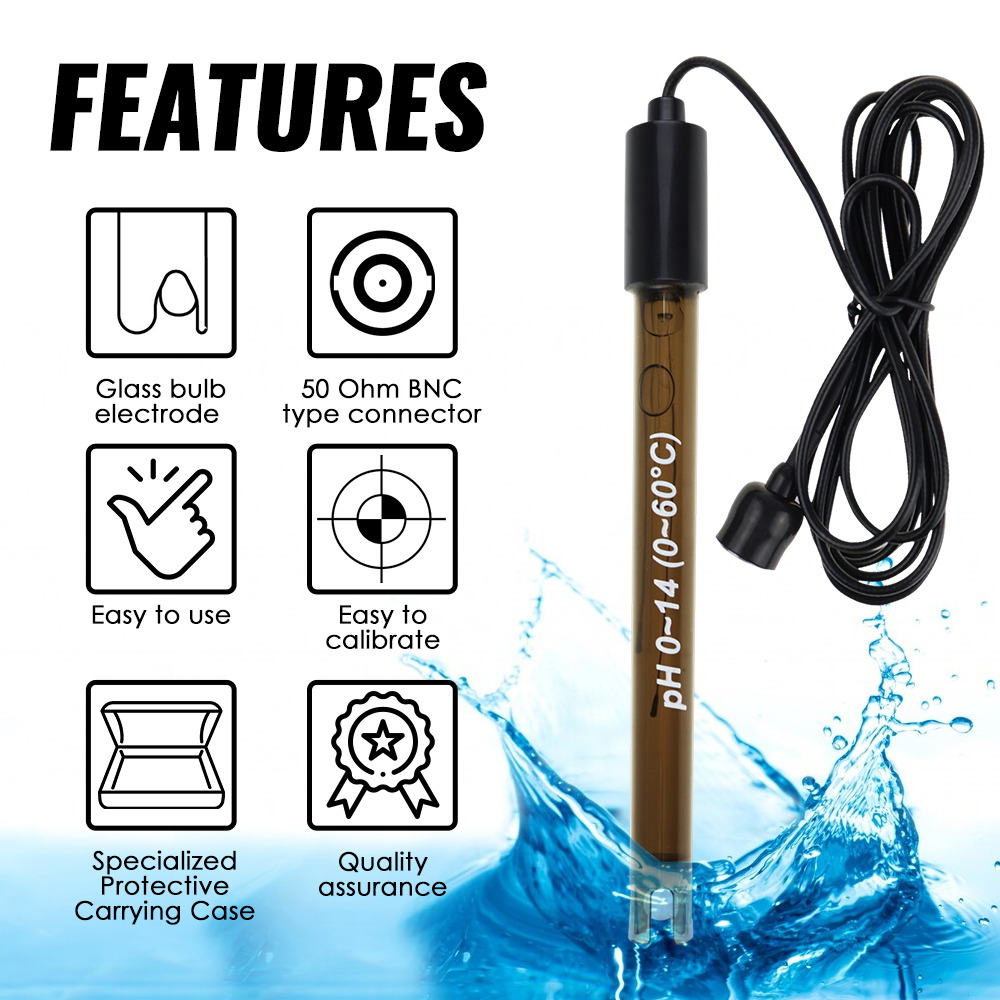 Ph Meter Ph Sonde Pool BNC Typ - Marine Aquarium Water Analyzer review and price